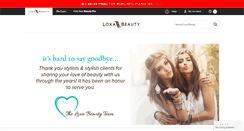 Desktop Screenshot of loxabeauty.com